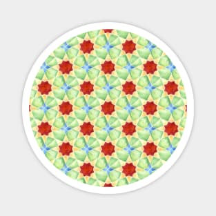 Islamic geometric pattern #8 Magnet